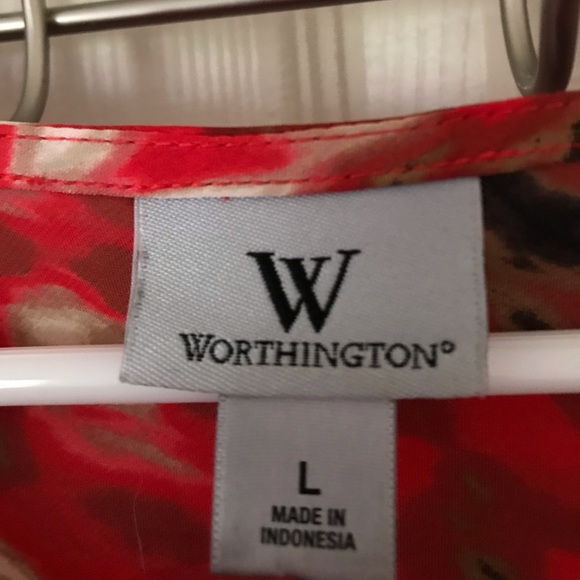Colorful Worthington L top - Picture 2 of 5
